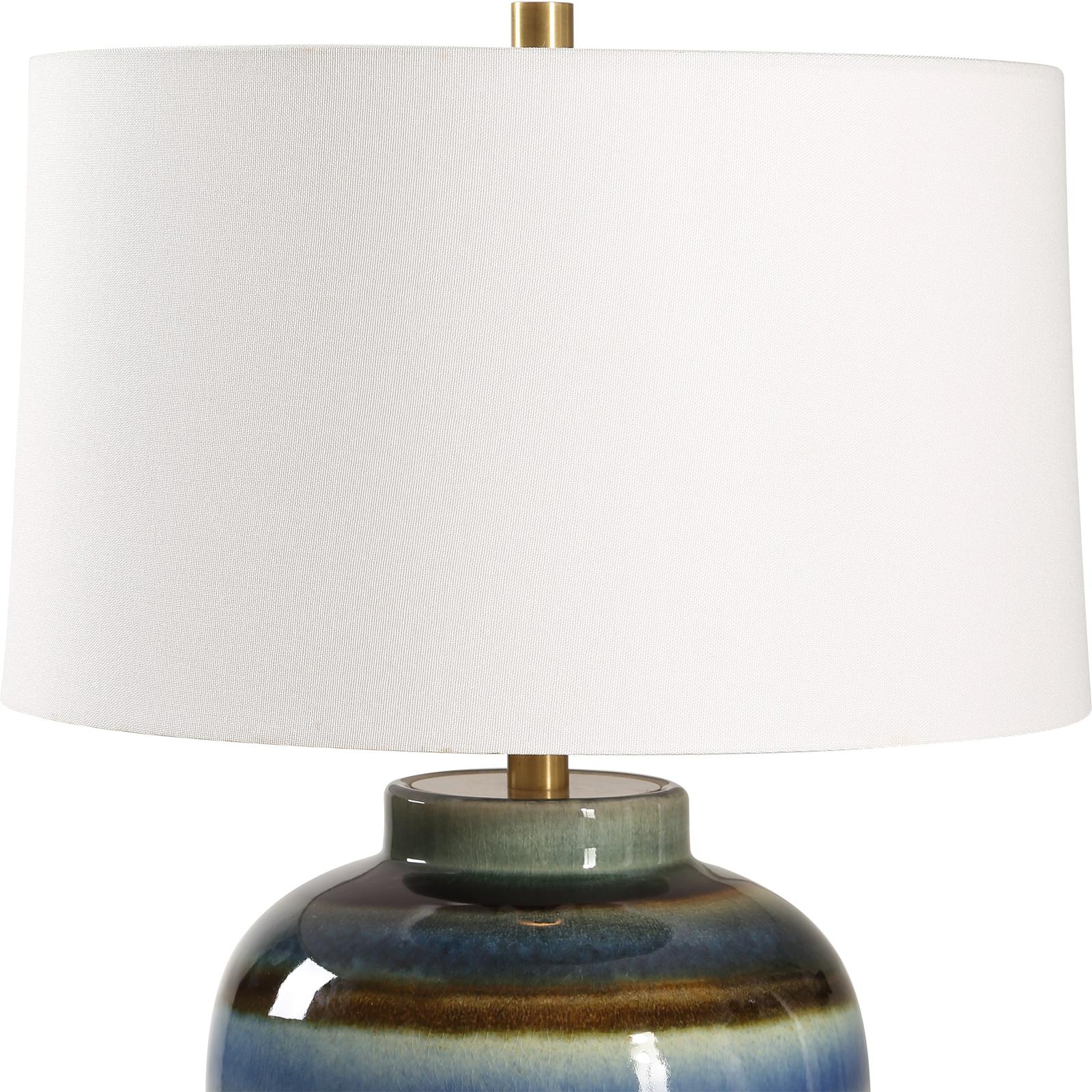 Uttermost Judarn Blue Brown Table Lamp