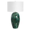 Uttermost Ceralene Green Table Lamp
