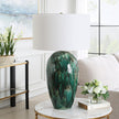 Uttermost Ceralene Green Table Lamp