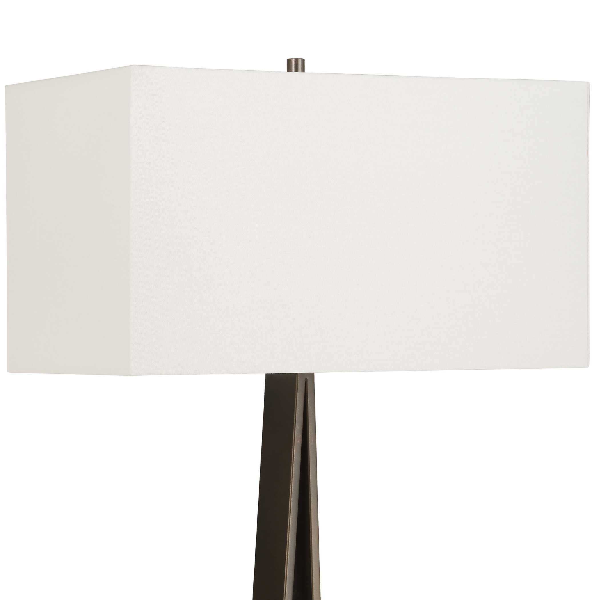 Uttermost Galloway Minimalist Bronze Floor Lamp