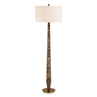 Uttermost Tyree Brown Marble Floor Lamp