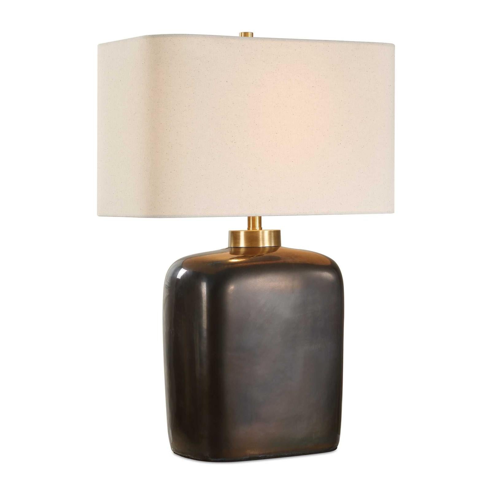 Uttermost Quentin Dark Bronze Table Lamp