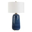 Uttermost Brae Blue Glaze Table Lamp