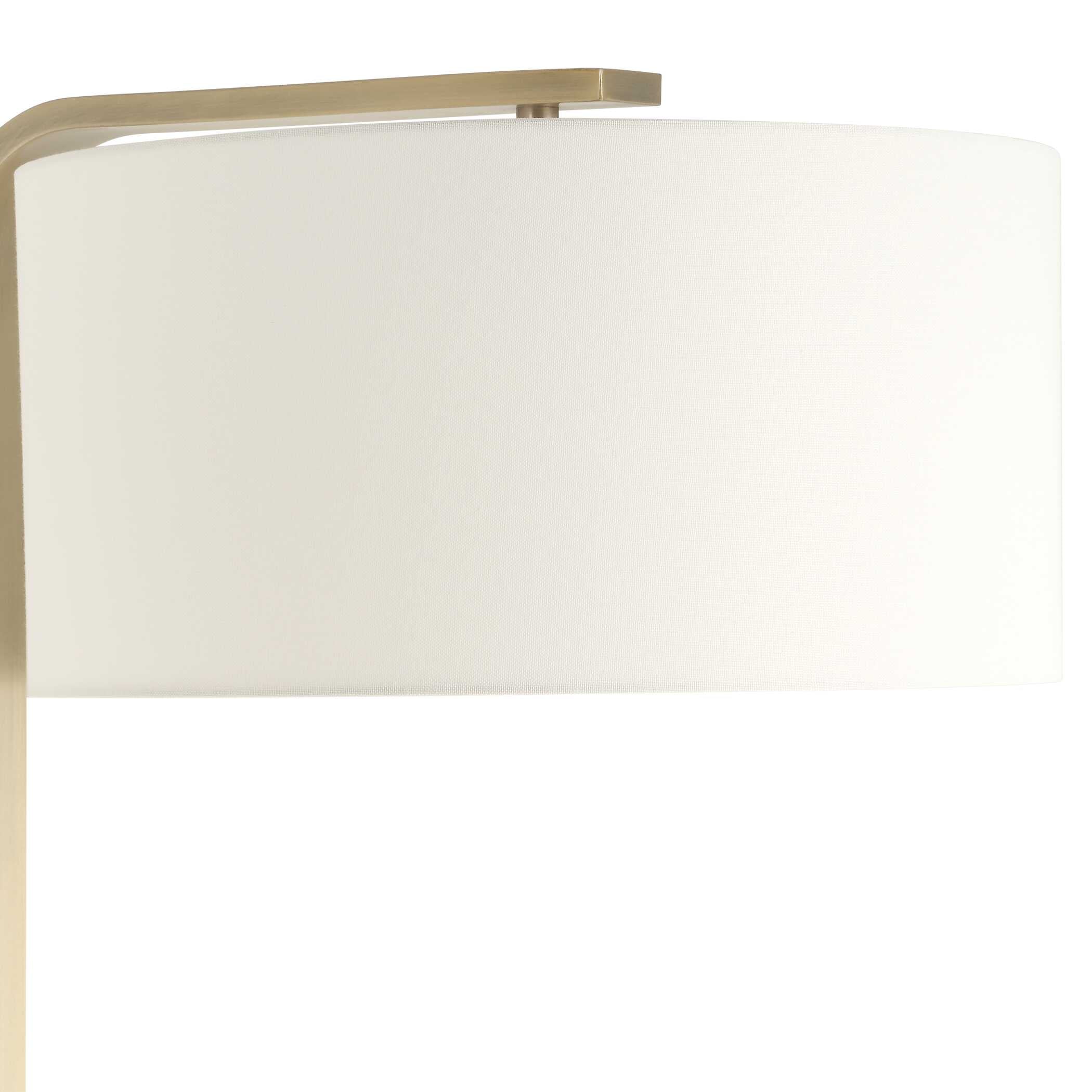 Uttermost Laight Antique Brass Floor Lamp