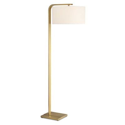 Uttermost Laight Antique Brass Floor Lamp