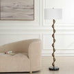 Uttermost Remolino Bronze Floor Lamp