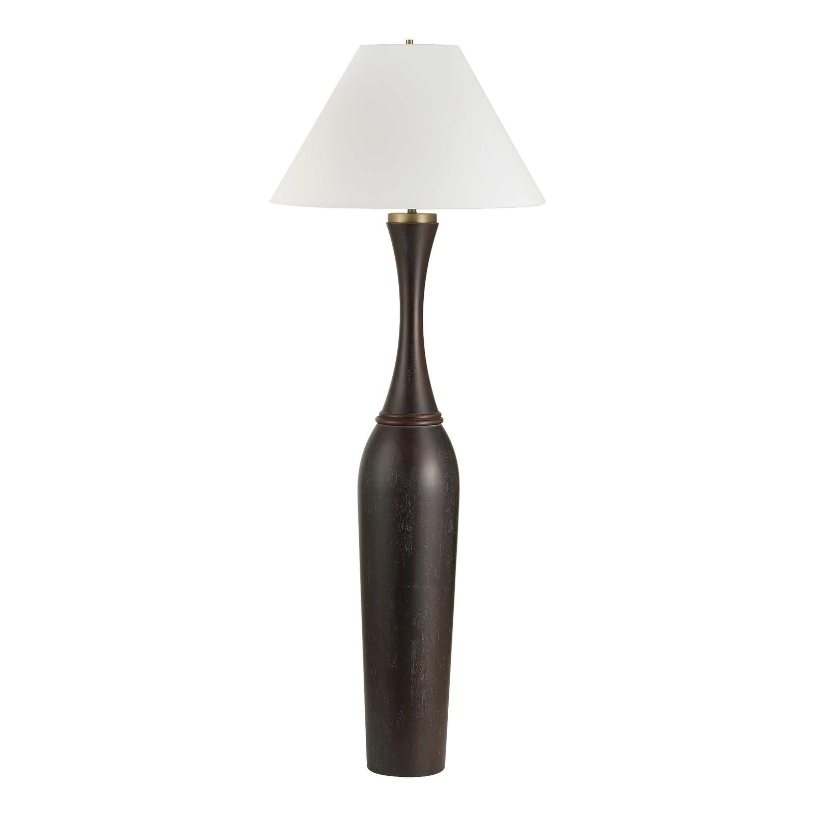 Uttermost Pravin Dark Wood Floor Lamp