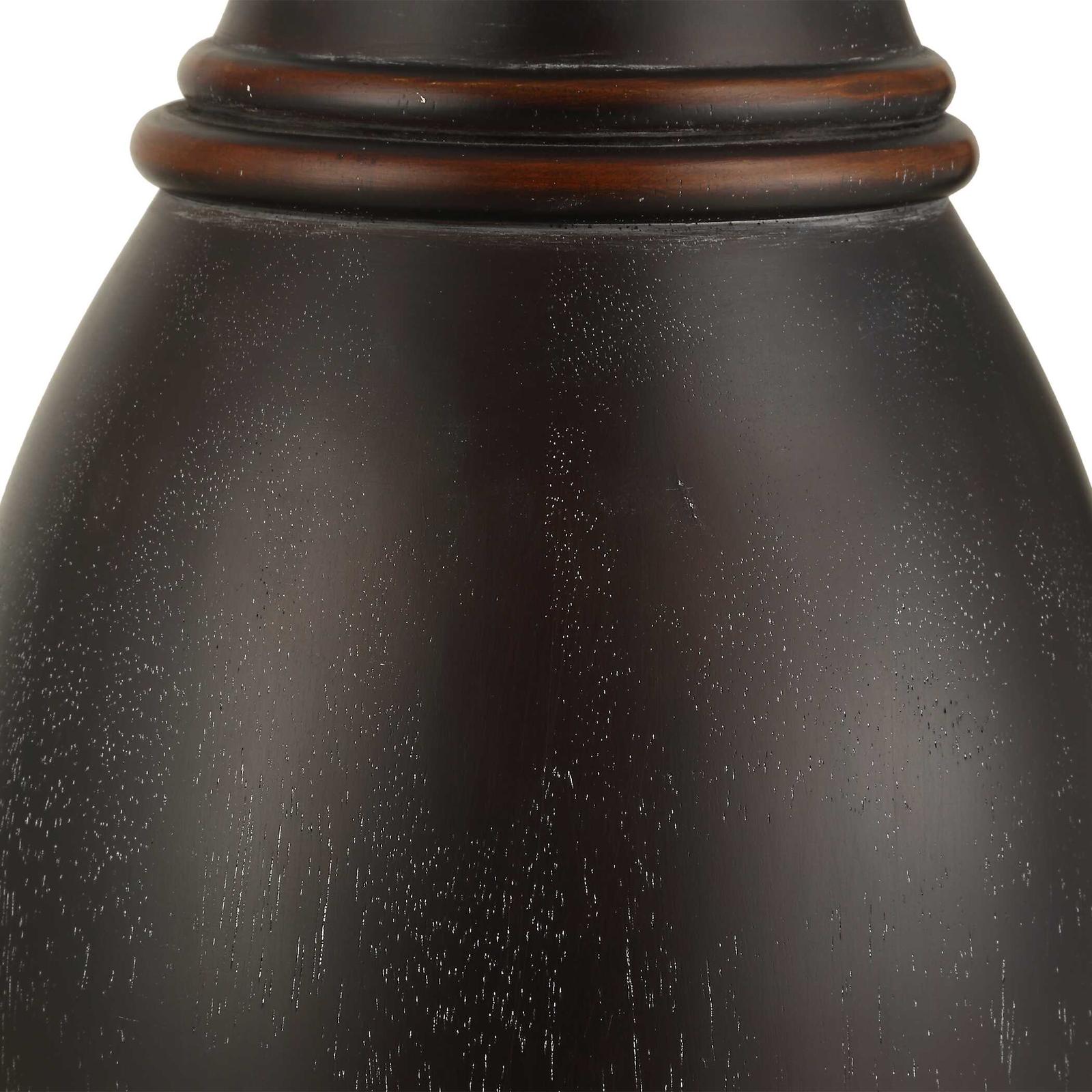 Uttermost Pravin Dark Wood Floor Lamp