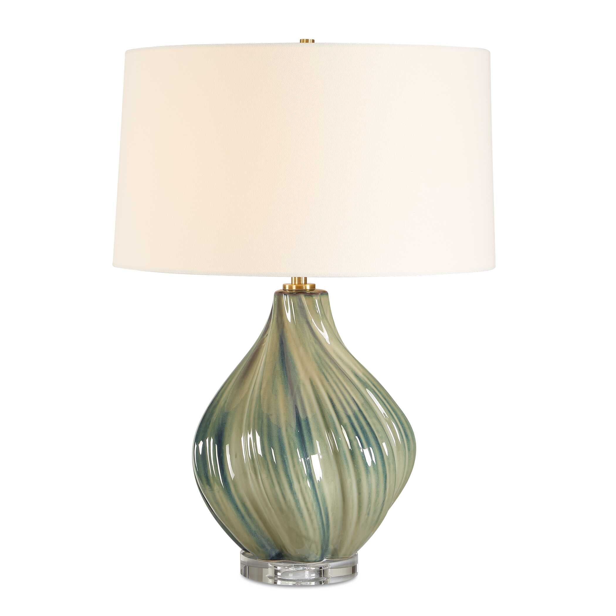 Uttermost Tausha Green Table Lamp