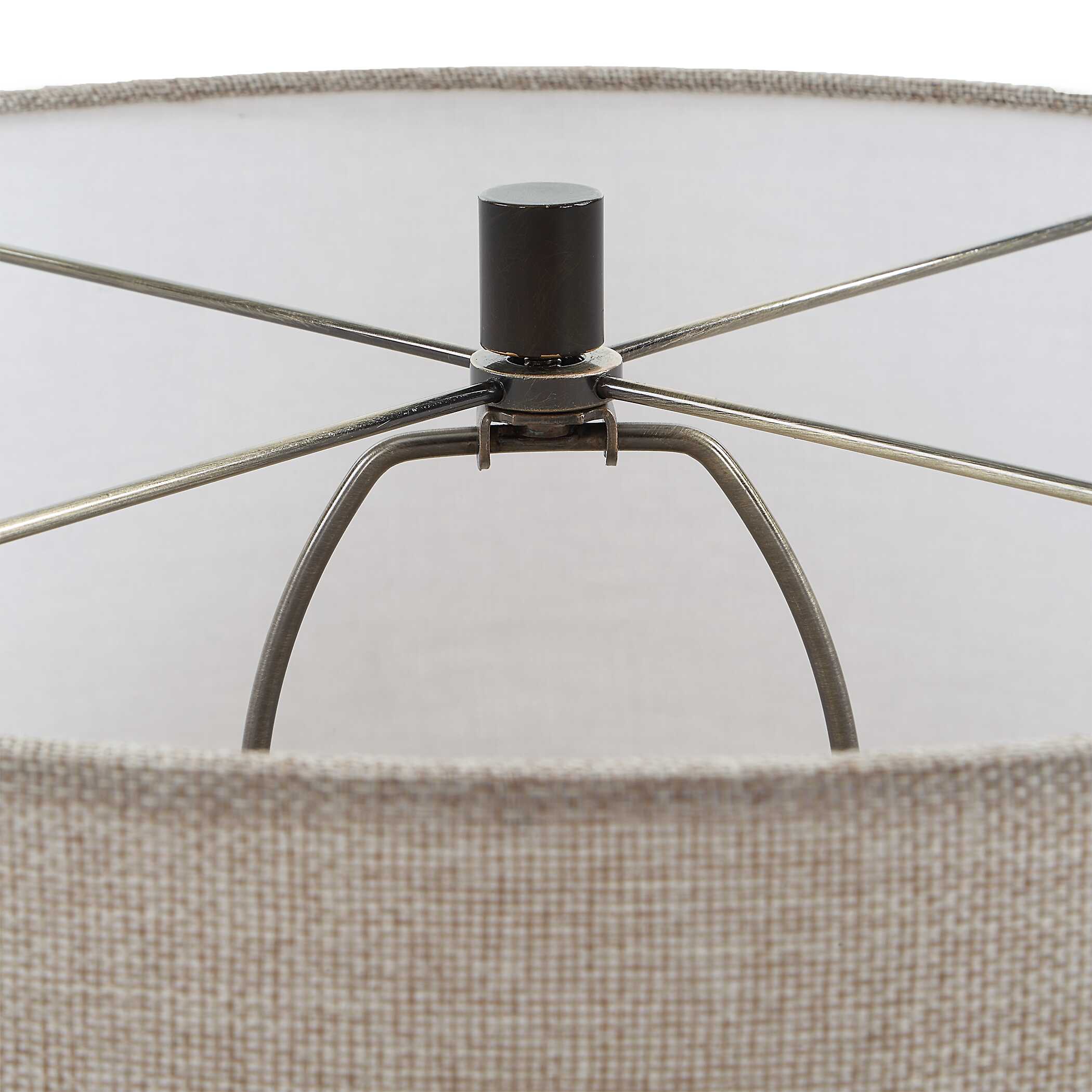 Uttermost Barat White Ceramic Table Lamp