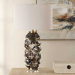 Uttermost Cuoco Mottled Brown Table Lamp