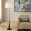 Uttermost Tallarico Brass & Marble Floor Lamp