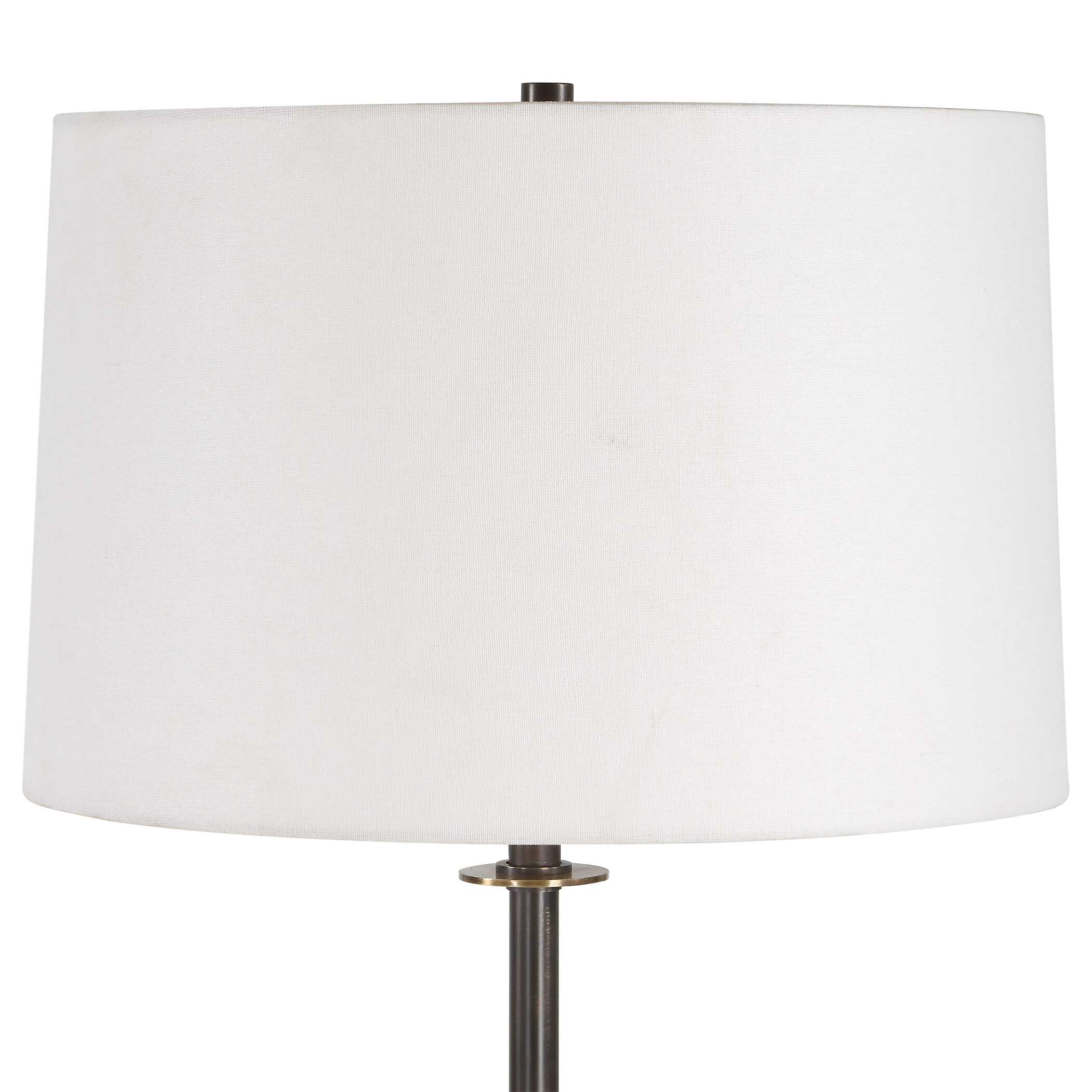 Uttermost Tallarico Brass & Marble Floor Lamp
