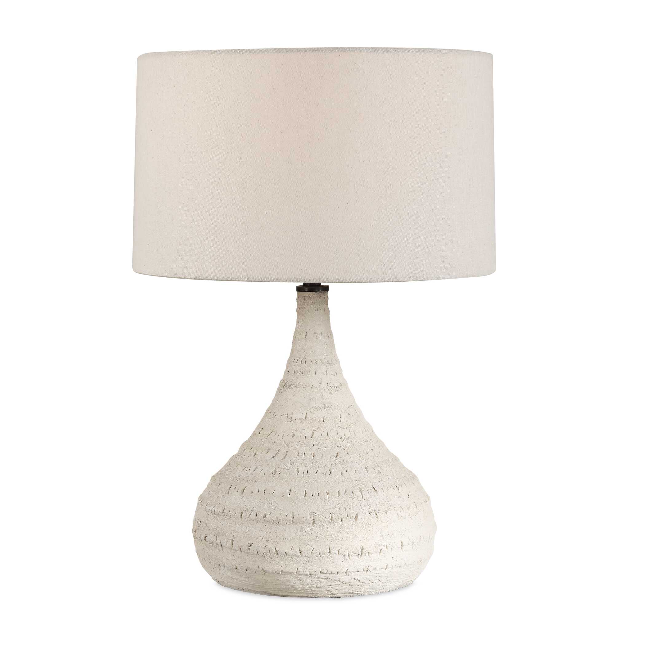 Uttermost Olsen Indoor-Outdoor White Table Lamp
