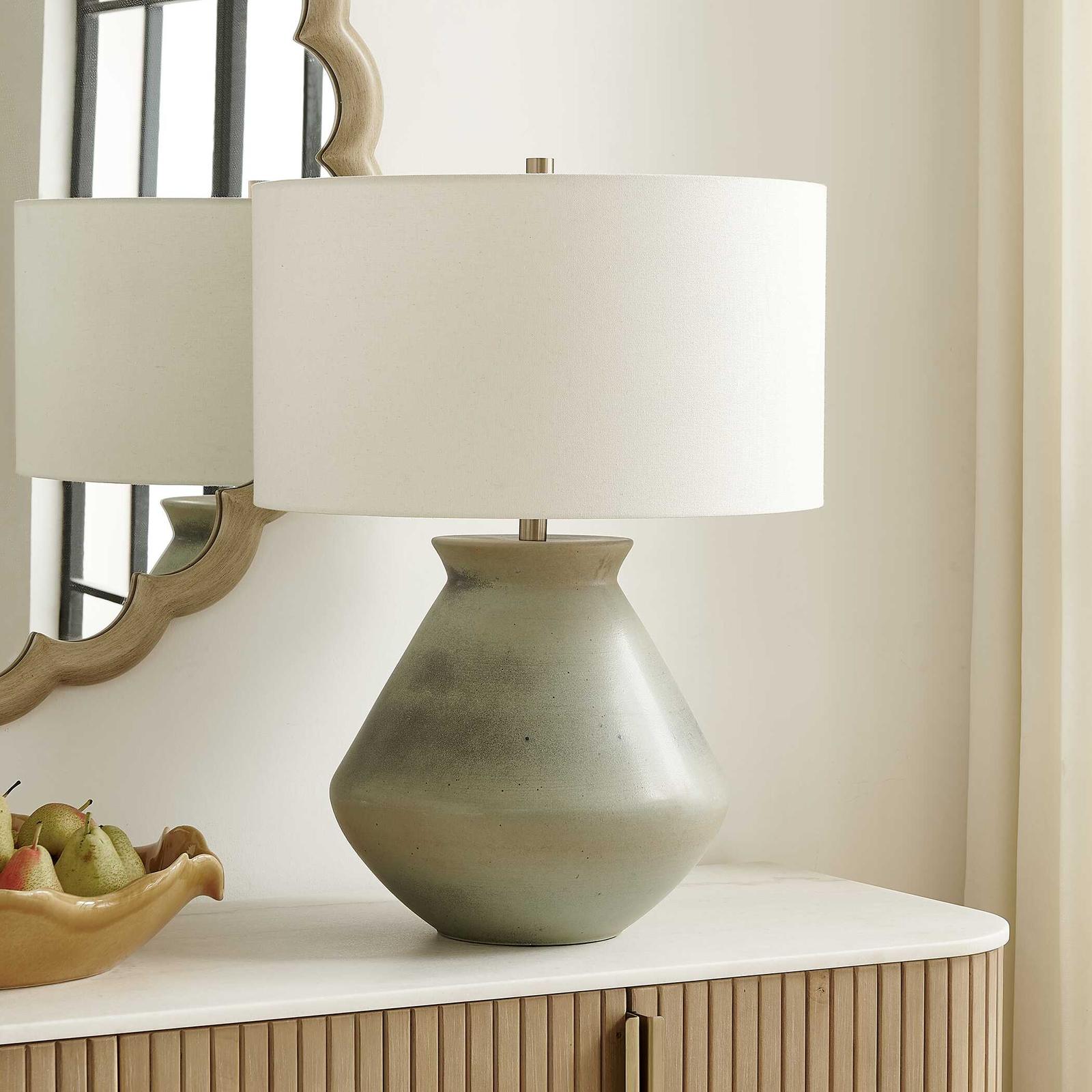 Uttermost Natrone Sage Green Table Lamp
