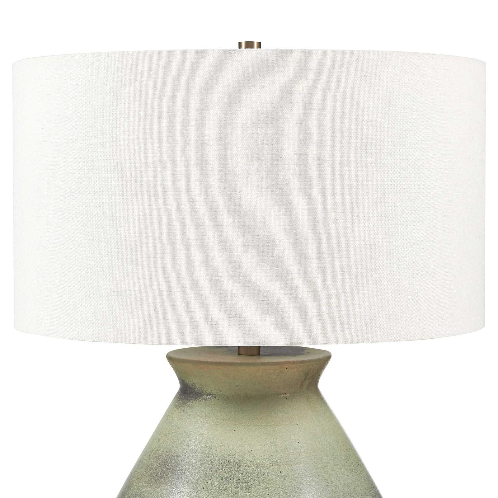 Uttermost Natrone Sage Green Table Lamp