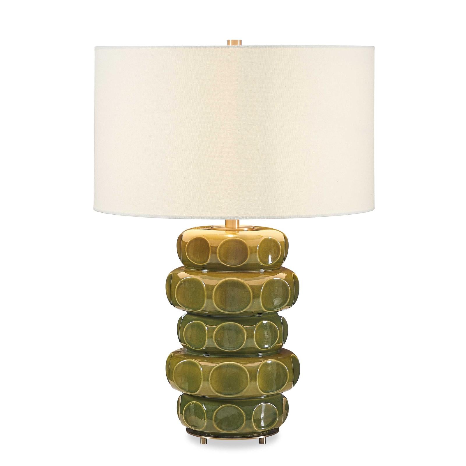 Uttermost Masau Moss Green Table Lamp