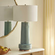 Uttermost Claudin Aqua Blue Table Lamp