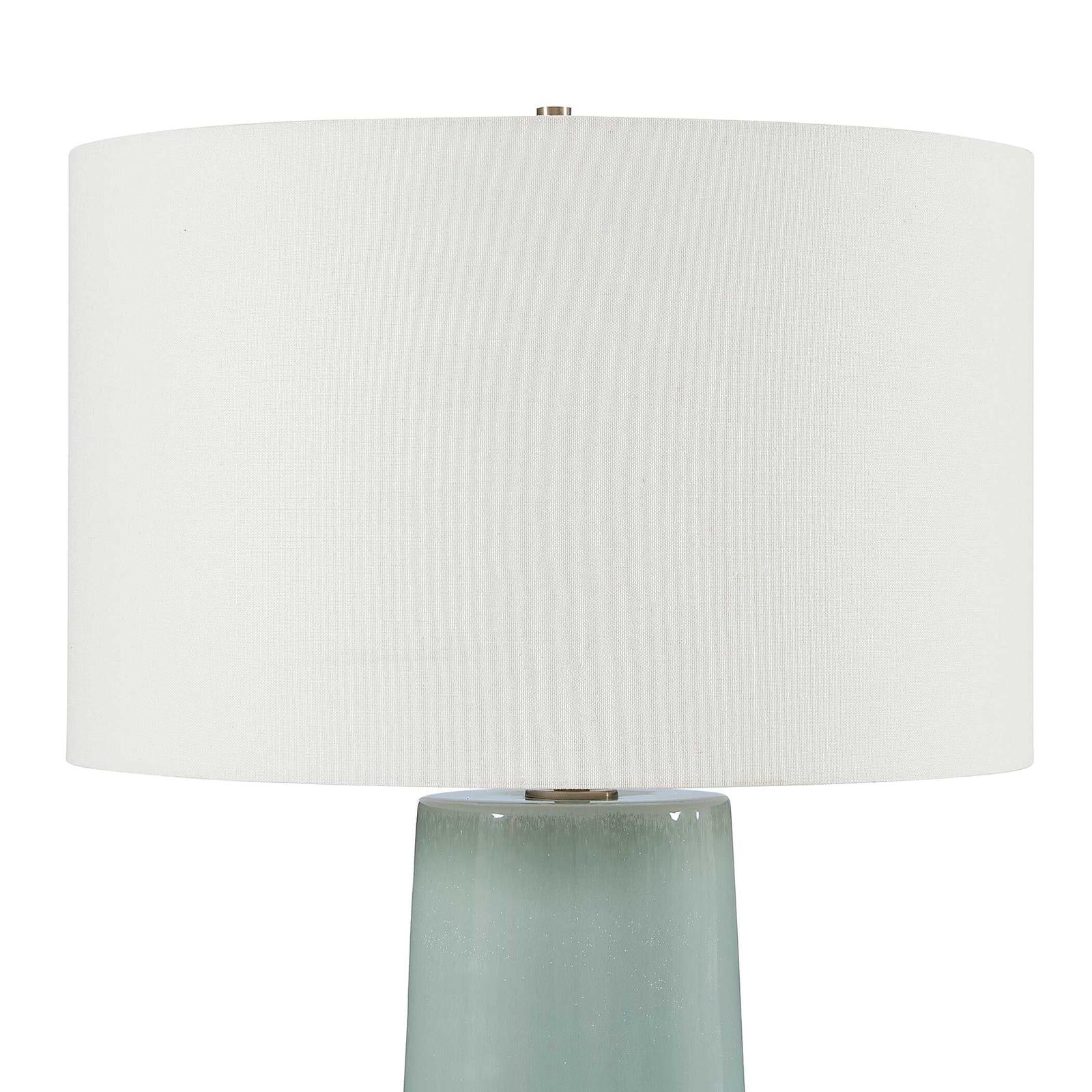 Uttermost Claudin Aqua Blue Table Lamp