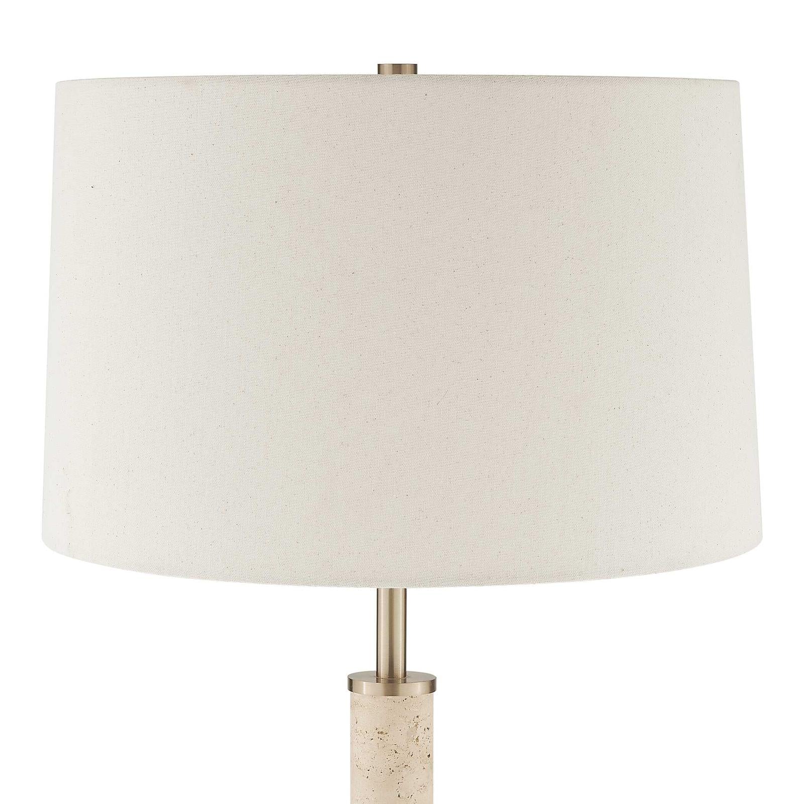 Uttermost Verlaine Travertine Floor Lamp