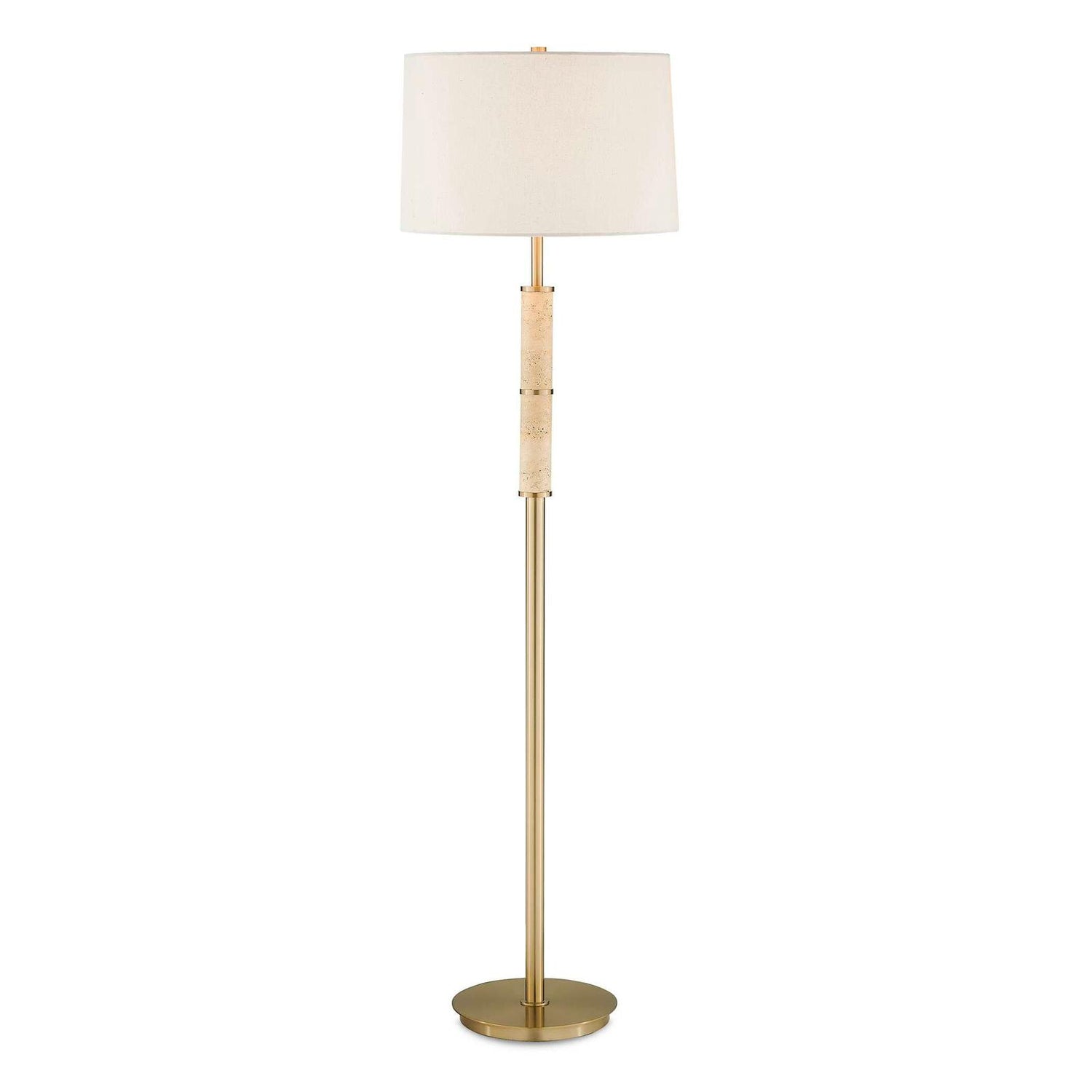 Uttermost Verlaine Travertine Floor Lamp