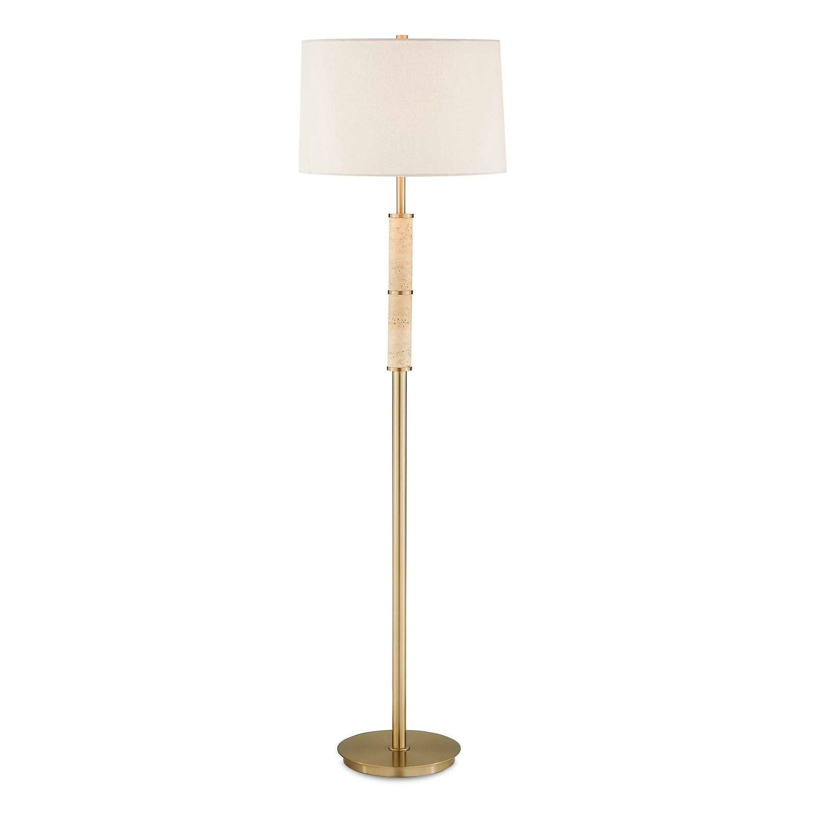 Uttermost Verlaine Travertine Floor Lamp