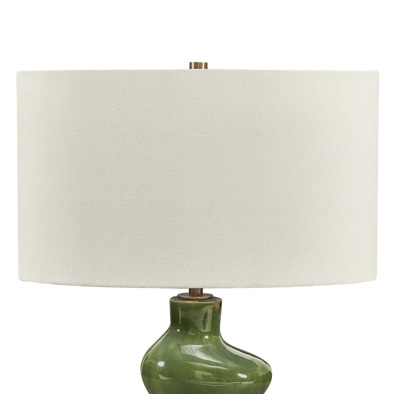 Uttermost Esall Dark Green Table Lamp