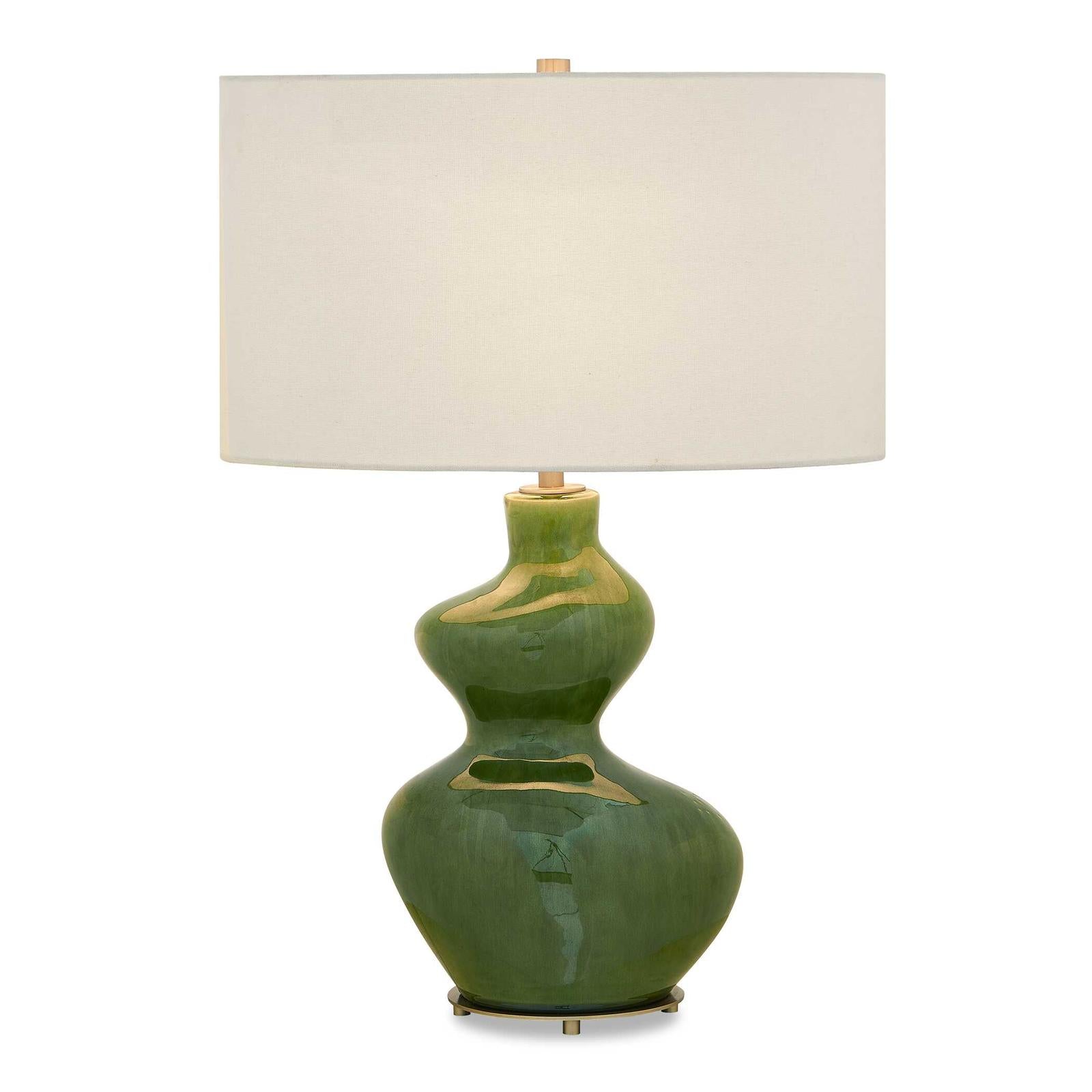 Uttermost Esall Dark Green Table Lamp