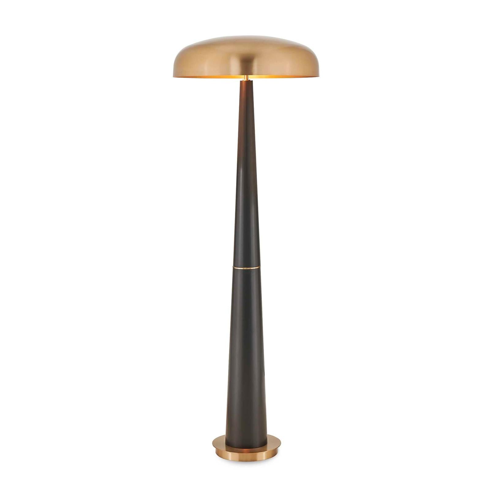 Uttermost Davis Black Floor Lamp