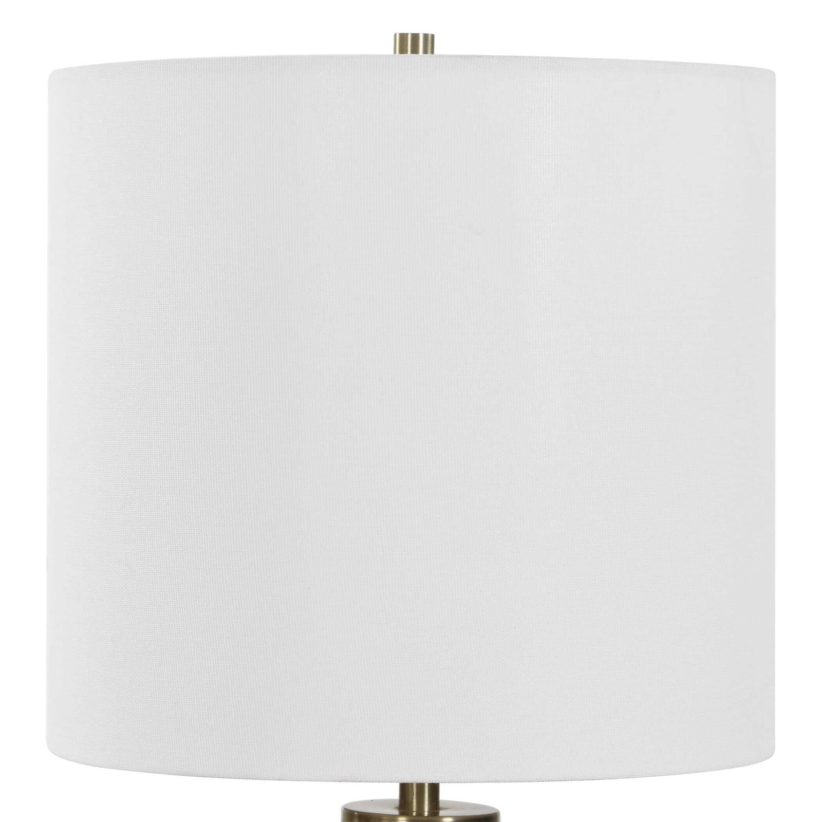 Uttermost Aspis Green Glass Table Lamp