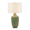 Uttermost Dulcich Green Grid Table Lamp