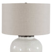 Uttermost Jarret Glaze White Table Lamp