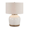Uttermost Jarret Glaze White Table Lamp
