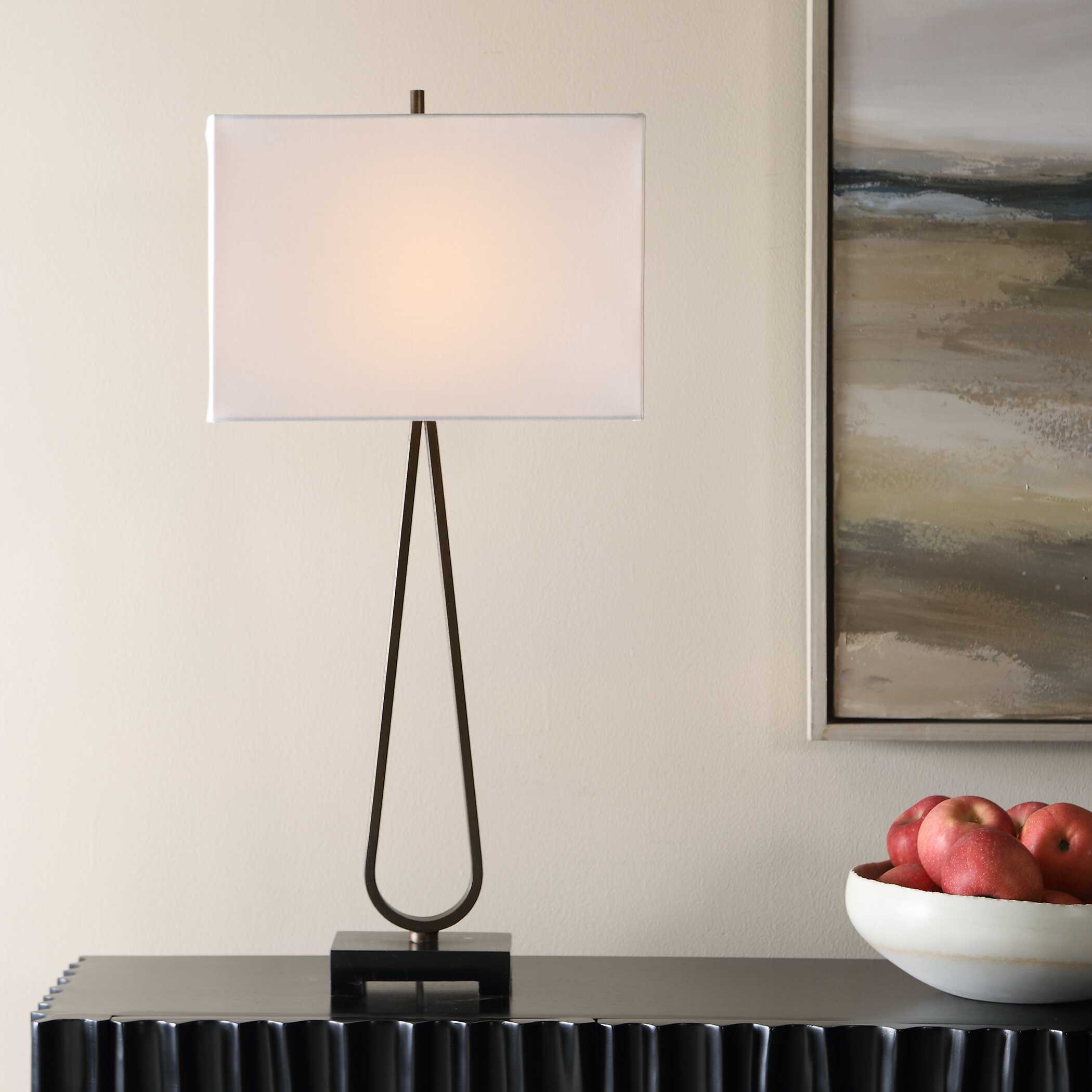 Uttermost Galloway Dark Bronze Table Lamp