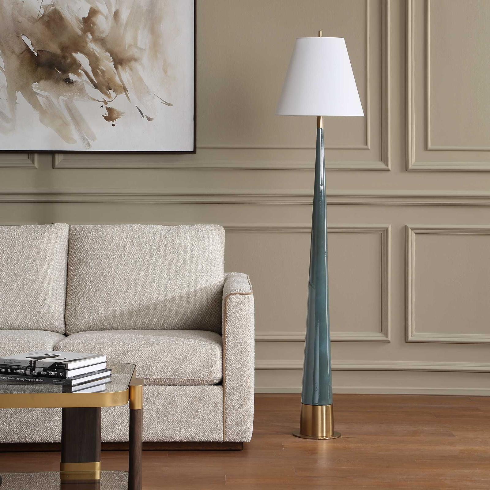 Uttermost Riccardi Blue Floor Lamp