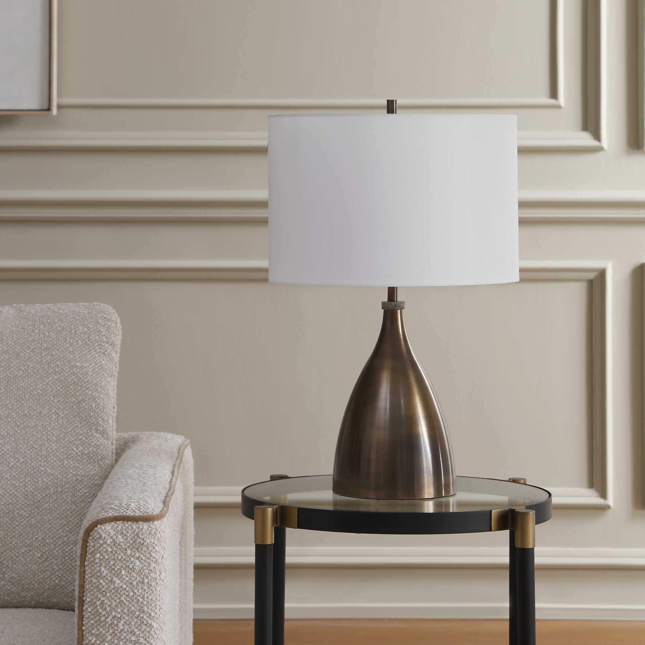 Uttermost Jereko Bronze Table Lamp