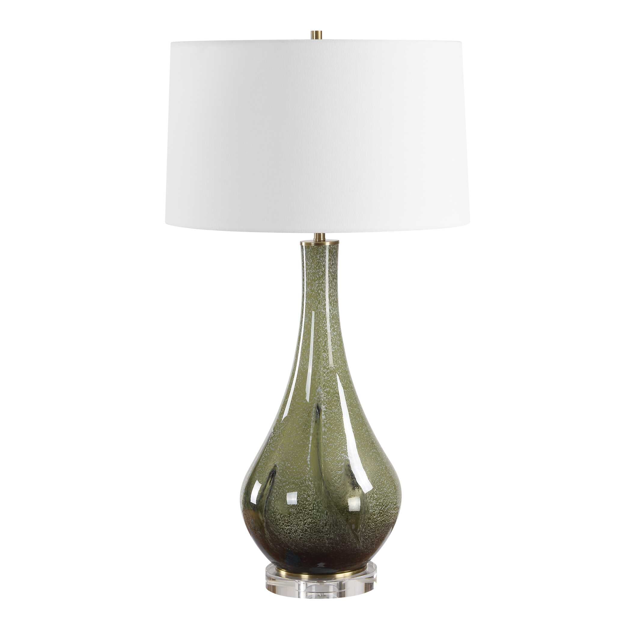 Uttermost Marist Green Table Lamp
