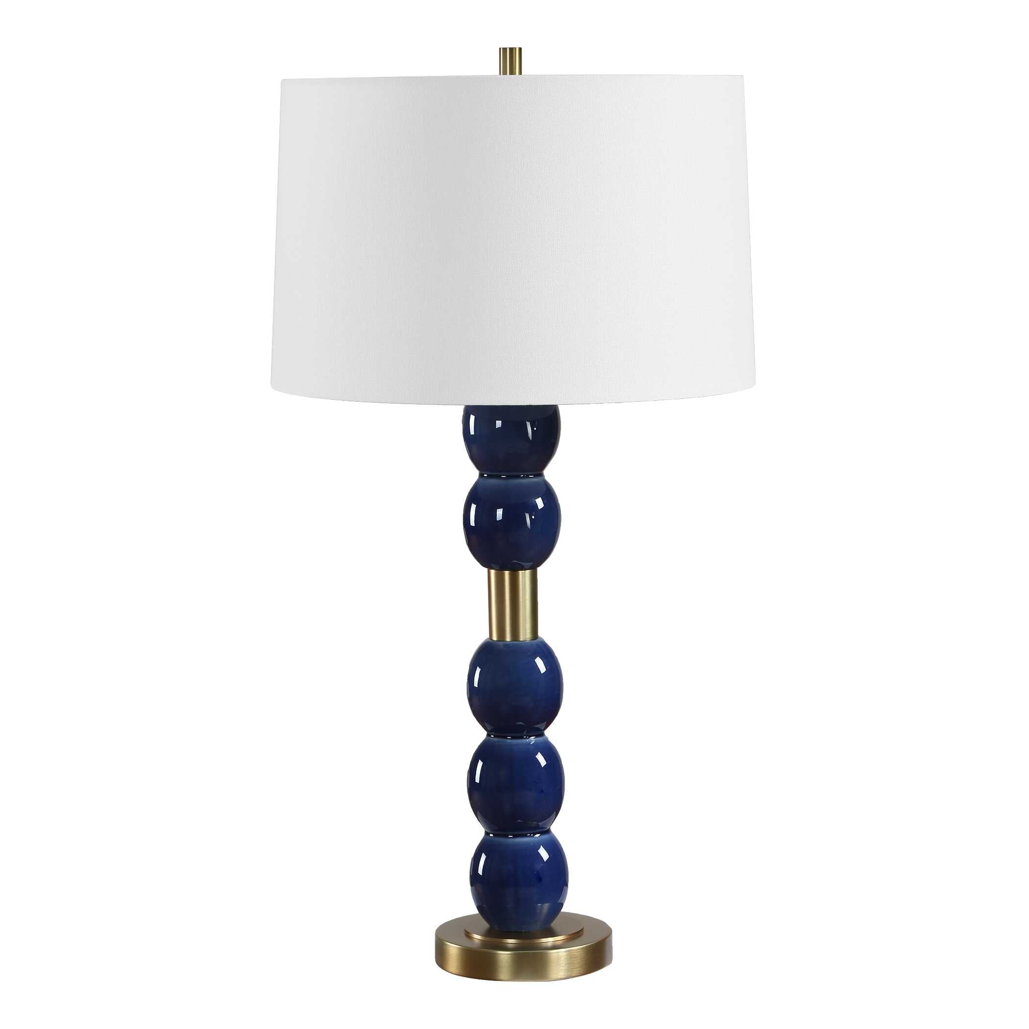Uttermost Bellore Blue Glaze Table Lamp