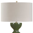 Uttermost Curhan Green Glaze Table Lamp