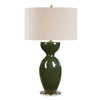Uttermost Curhan Green Glaze Table Lamp