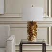 Uttermost Bassa Brown Cream Glazed Table Lamp
