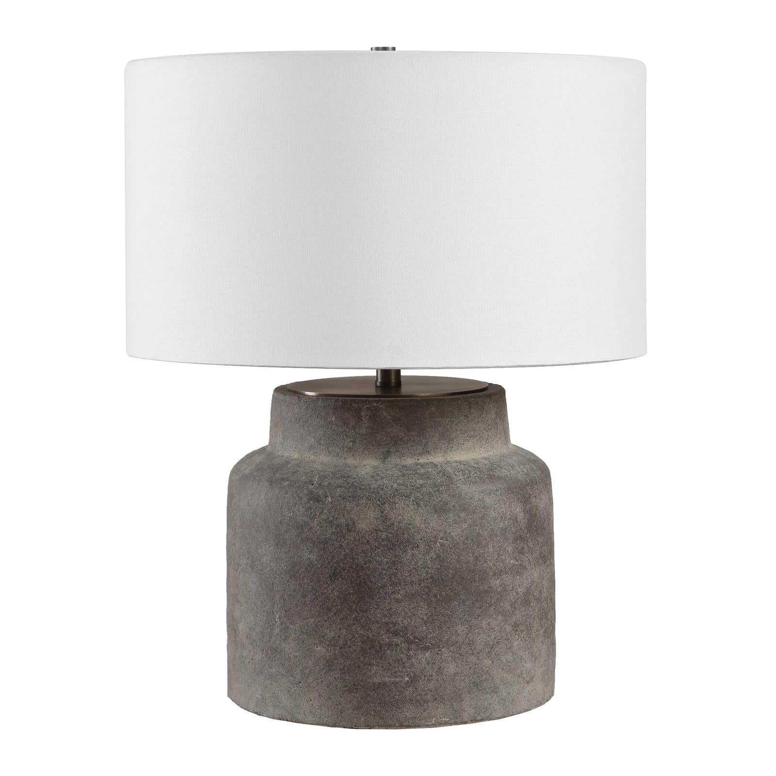 Uttermost Benedet Gray Wash Table Lamp