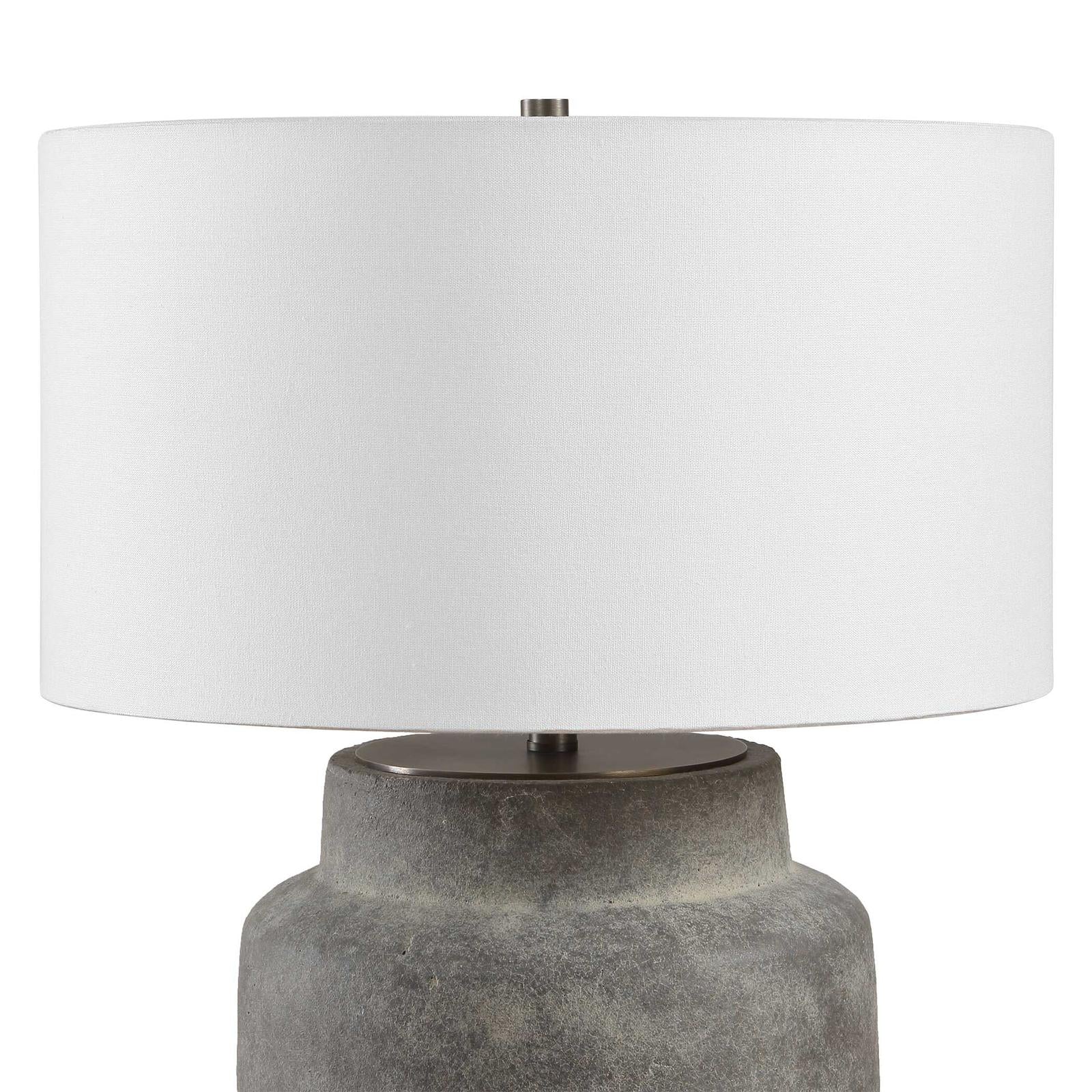Uttermost Benedet Gray Wash Table Lamp