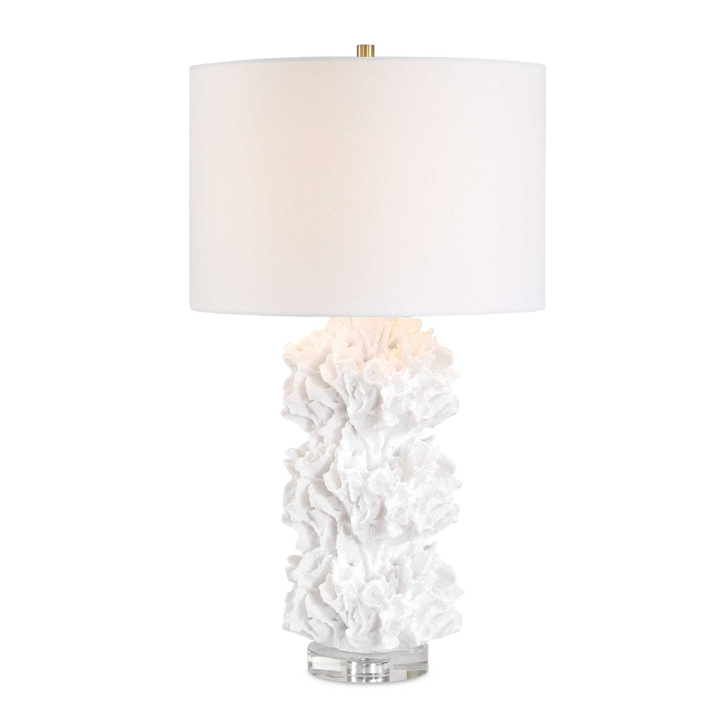 Uttermost Cambre White Coral Table Lamp