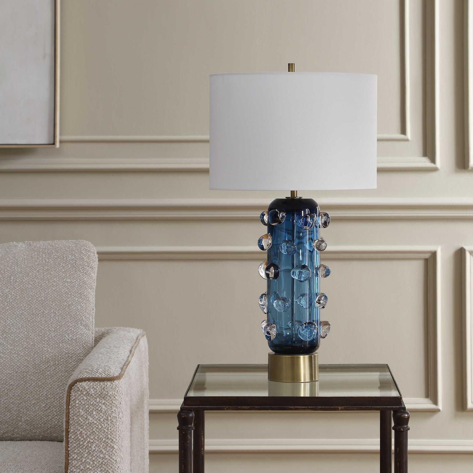 Uttermost Aura Blue Table Lamp