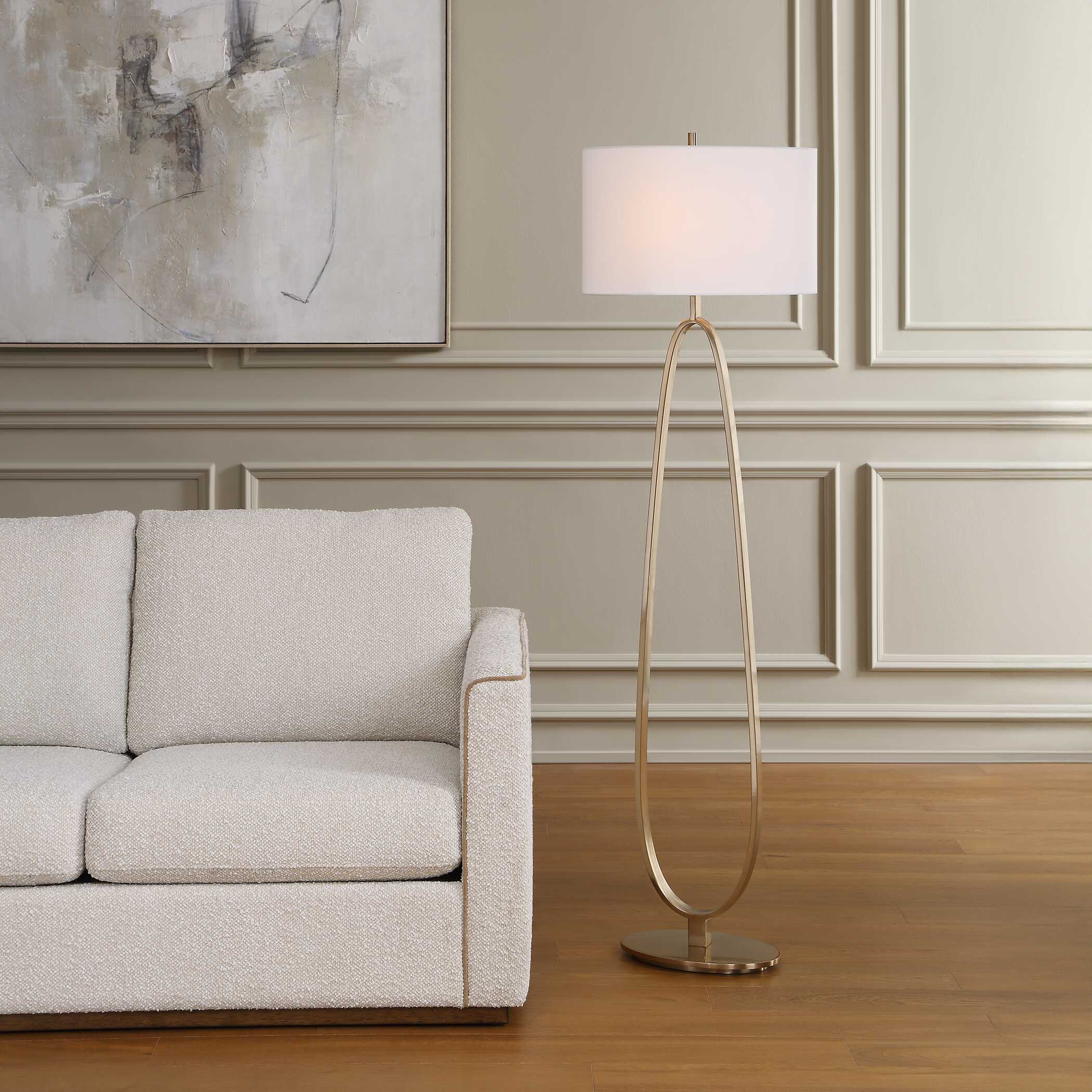 Uttermost Tordin Geometric Floor Lamp