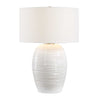 Uttermost Alkman White Glaze Table Lamp
