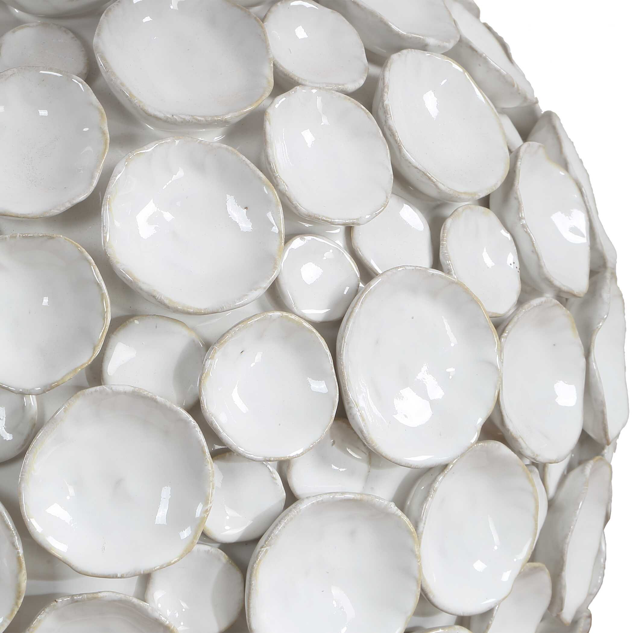 Uttermost Hartley White Petal Table Lamp