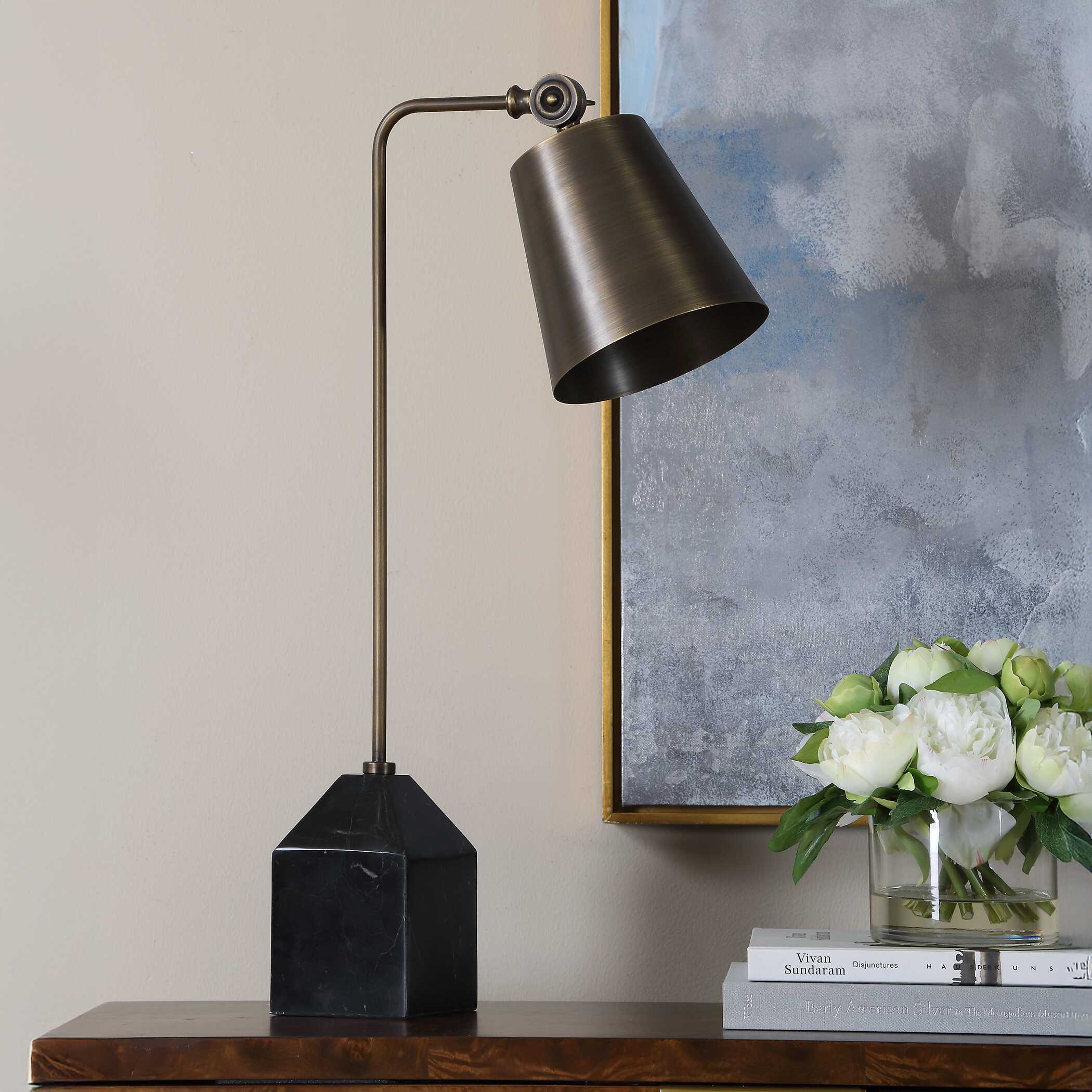 Uttermost Hutchinson Bronze Desk Lamp
