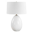 Uttermost Avery White Glaze Table Lamp